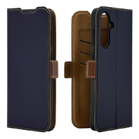 ラスタバナナ Galaxy A36 5G(SC-54F)用 薄型手帳サイドマグネットケース ネイビー＊ブラウン 8452GA36BSMNVB