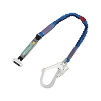 TSUYORON/胴ベルト型墜落制止用器具用副ランヤード 伸縮タイプ FCD155C-6566147
