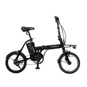 PELTECH X-MIN 36Vセンターモーターモデル 内装3段 折り畳みモデル マットブラック XRC-163L-MBK-イメージ1