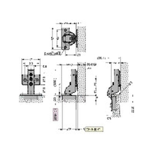 スガツネ工業 360-C26-0Tラプコン搭載 オリンピア スライドヒンジ FC393ER-1956901-イメージ7