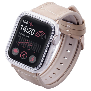 エレコム Apple Watch SE(40mm)用&me ハードバンパー ストーン付 クリア AW-23EBPPJCR-イメージ2