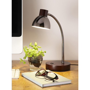オリンピア照明 LEDテーブルランプ 木製ダークブラウン GS1704DB-イメージ2