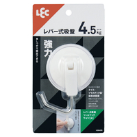 レック レバー式吸盤 ツールフックワイド サイズ大 耐荷重4．5kg 1個入 ﾚﾊﾞ-ｼｷｷﾕｳﾊﾞﾝﾌﾂｸﾜｲﾄﾞ(ﾀﾞｲ)