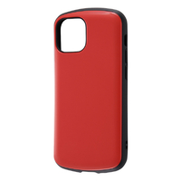 レイアウト iPhone 13 mini用耐衝撃ケース ProCa レッド RT-P30AC3/R