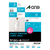 エーワン ラベルシール 水に強いタイプ 光沢フィルム・ホワイト A4 1面ノーカット 5シート入り N29281-イメージ1