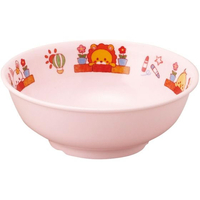 アヅミ産業 メラミン子供食器 みんなともだち。丼 YMD-1 ピンク FC962LB-1026740