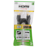 オーム電機 HDMI1．4ケーブル(2m) VISC20ELPK