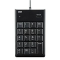サンワサプライ USB2．0ハブ付テンキー ブラック NT16UH2BKN