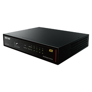 バッファロー LXW-10G5 10GbE 5ポート スイッチングHUB ブラック