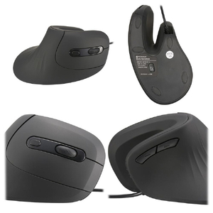 オーム電機 エルゴノミクスマウス PC-SMTEG01-K-イメージ2