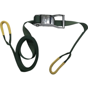 ユタカメイク ベルト荷締機コブラ 50mm×5m×1m シボリ縫製 1グリーン FC941HK-3611124-イメージ1