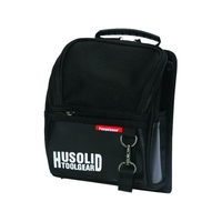 ペンギンエースジャパン HUSOLID TOOLGEAR フタ付き腰袋 L 腰袋(フタ付)黒200120310 FC447DY-1110046