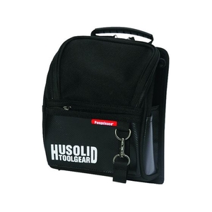 ペンギンエースジャパン HUSOLID TOOLGEAR フタ付き腰袋 L 腰袋(フタ付)黒200120310 FC447DY-1110046-イメージ1