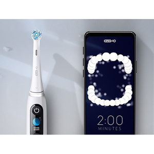 ブラウン 電動歯ブラシ iO8 ホワイトアラバスター IOM82A11BCWT-W-イメージ3
