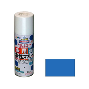 アサヒペン 水性多用途スプレー 420ml スカイブルー FC216NS-イメージ1