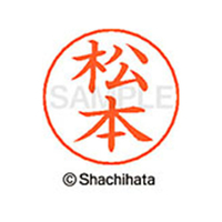 シヤチハタ ネームペン用ネーム シルバー 既製 松本 FC47608-X-GPS-1837