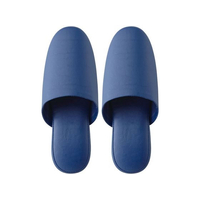 テンダイ 抗菌多機能ビニールスリッパ(かぶり)23～26cm ネイビー FCF280D-8-113-03