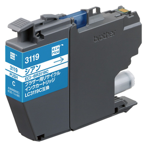エコリカ リサイクルインクカートリッジ シアン ECI-BR3119C-イメージ1