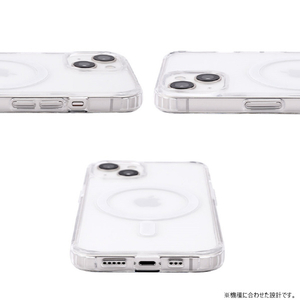 abbi FRIENDS iPhone 16用なにもしないうさぎMagSafe対応クリアケース お出かけしましたがなにもしません ABF27282I16-イメージ11