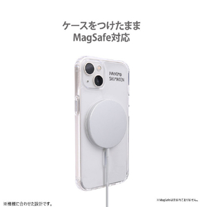 abbi FRIENDS iPhone 16用なにもしないうさぎMagSafe対応クリアケース お出かけしましたがなにもしません ABF27282I16-イメージ5