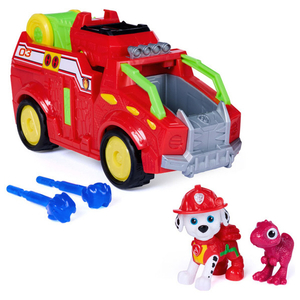 タカラトミー パウ・パトロール ザ・ダイノ・ムービー マーシャル ダイノファイヤートラック (ティラノサウルス付き) ﾊﾟｳﾊﾟﾄﾀﾞｲﾉMﾏ-ｼﾔﾙﾀﾞｲﾉFﾄﾗﾂｸ-イメージ1
