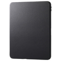 エレコム 11インチiPad Air(M3/M2)用フラップケース 360度回転 背面クリア 2アングル スリープ ブラック TB-A25MMG360BK