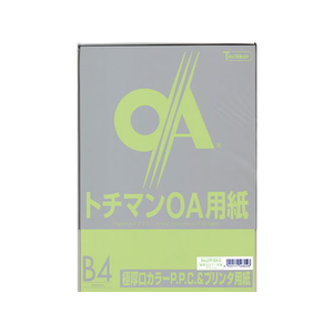 SAKAEテクニカルペーパー 極厚口カラーPPC B4 グリーン 50枚 F139275-LPP-B4-G-イメージ1