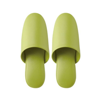 テンダイ 抗菌多機能ビニールスリッパ(かぶり)23～26cm グリーン FCF281D-8-113-04