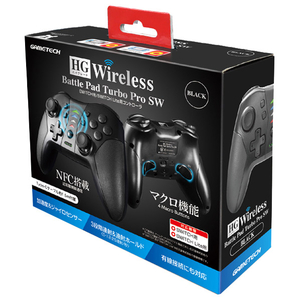 ゲームテック HGワイヤレスバトルパッドターボProSW ブラック SWF2283 ゲームテック HGワイヤレスバトルパッドターボProSW ブラック SWF2283