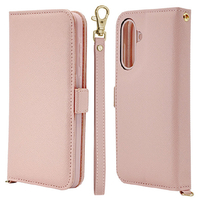 ラスタバナナ Galaxy A36 5G(SC-54F)用ハンドストラップ付き手帳型ケース ライトピンク 8454GA36BHSLPK