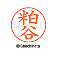 シヤチハタ ネームペン用ネーム シルバー 既製 粕谷 FC46622-X-GPS-0851
