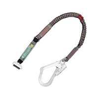 TSUYORON/胴ベルト型墜落制止用器具用副ランヤード 伸縮タイプ FCD157C-6566148