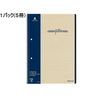 コクヨ フィラーノート マージン罫入 A4 5冊 1パック(5冊) F836703-ｽ-15AN
