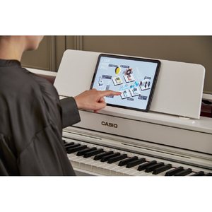 カシオ 電子ピアノ【高低自在椅子付き】 CELVIANO ホワイトウッド調 AP-300WE-イメージ16