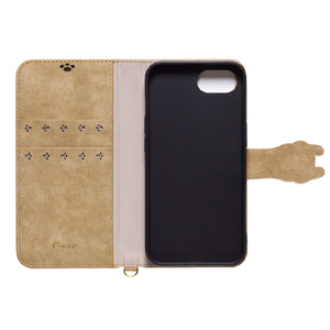 ＮＡＴＵＲＡＬ　ｄｅｓｉｇｎ iphone17e/16e用 手帳型ｹｰｽ new cocotte ベージュ IP24SP-COT05-イメージ3