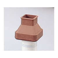 光 ゴム脚キャップ(フリーサイズイスゴム) 茶 角 20～30mm用 FCM0493-F4-2301