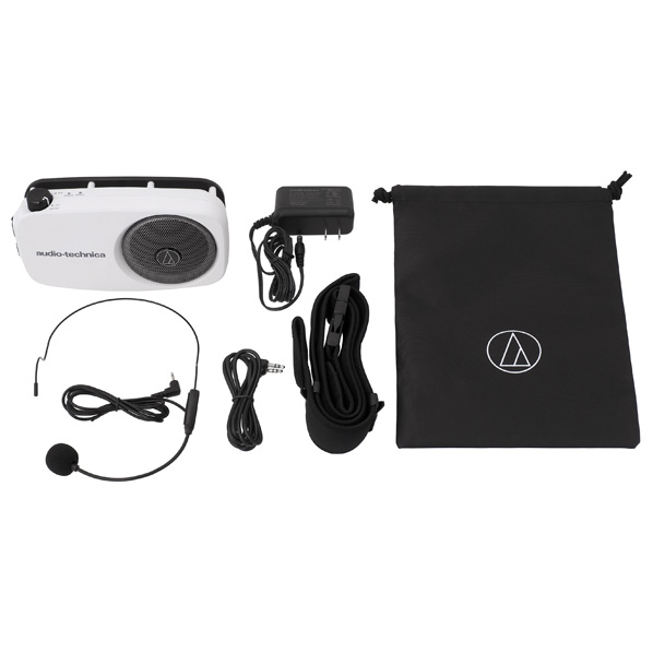 オーディオテクニカ ハンズフリー拡声器 ATP-SP404 単3形ニッケル水素電池×4 単3形アルカリ乾電池×4 付属のACアダプター使用時 Φ2 ハンズフリー拡声器 JEITA TT 4501C 000Hz 質量 7W ハンズフリーマイクロホン