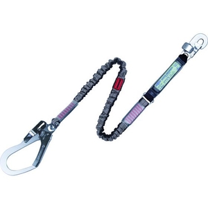 TSUYORON/胴ベルト型墜落制止用器具用ランヤード 伸縮タイプ FCD158C-1718005-イメージ1