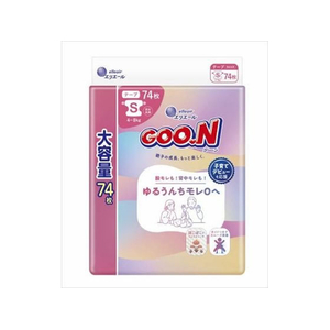 大王製紙 グーン ゆるうんちモレ0へ テープタイプ S 74枚 FCJ482C-イメージ1