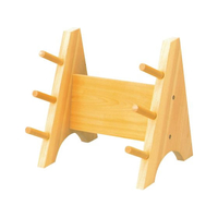 ヤマコー 木製 庖丁掛け 3段(10300) FC398LT-6730300