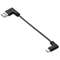 エレコム モバイルバッテリー用ケーブル(10cm) USB-A - USB Type-C(TM) 充電専用 ブラック MPA-ACLL01BK