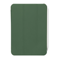 バッファロー iPad mini(第6世代)用ハイブリッドマットレザーケース グリーン BSIPD2108CHLGR