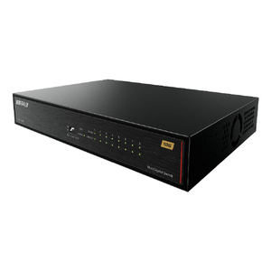 バッファロー 10GbE 8ポート スイッチングHub ブラック LXW-10G8
