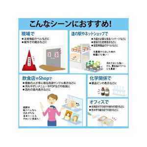 コクヨ カラーレーザー&カラーコピー用超耐水紙ラベル A4 24面 15枚 F954169-LBP-WS6924-イメージ9