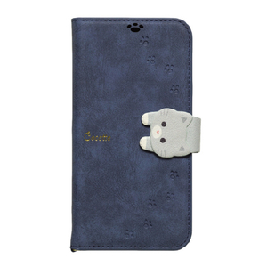 ＮＡＴＵＲＡＬ　ｄｅｓｉｇｎ iphone17e/16e用 手帳型ｹｰｽ new cocotte ネイビー IP24SP-COT06-イメージ1