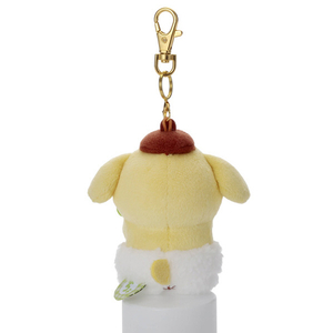 タカラトミーアーツ サンリオキャラクターズ/ちょっこりさん/キーチャームマスコット(クローバー)/ ポムポムプリン ﾁﾖﾂｺﾘｻﾝﾏｽｺﾂﾄｸﾛ-ﾊﾞ-ﾌﾟﾘﾝ-イメージ4