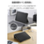 エレコム 11インチiPad Air(M3/M2)用フラップケース 衝撃ガード ベルト付 2アングル 軽量 ブラック TB-A25MPLF2BK-イメージ5