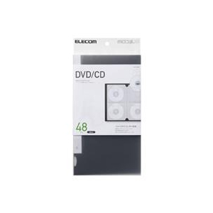 エレコム DVD/CD用ディスクファイル(48枚収納) ブラック CCD-FS48BK-イメージ2