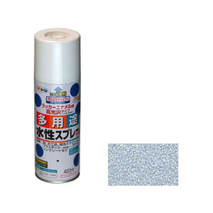 アサヒペン 水性多用途スプレー 420ml シルバー FC217NS-イメージ1