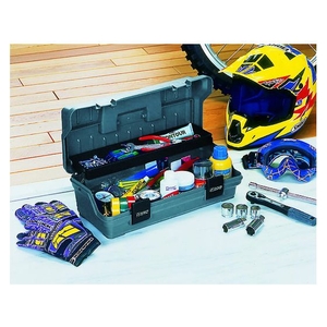 アイリスオーヤマ 工具ケース ハードケース 420×200×140 グレー 236547 FC967KV-3256219-イメージ2